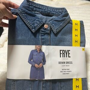 Frye Women's Light Wash Denim Dress